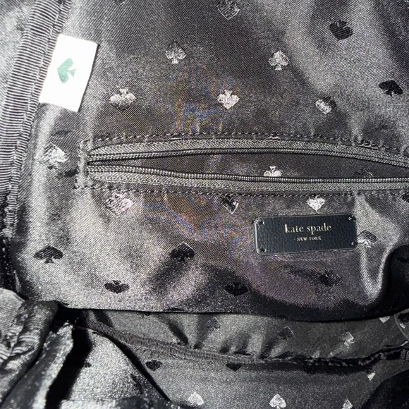 Kate Spade Black Floral Women's Backpack - Picture 10 of 10